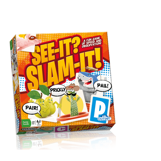 Slam-it game packaging